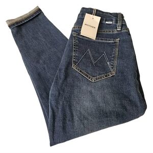 MOTHER Jeans The Looker Ankle Fray Girl Crush Women's Size 28 NWT